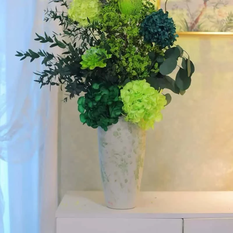 Lifelike Botanical Floral Display