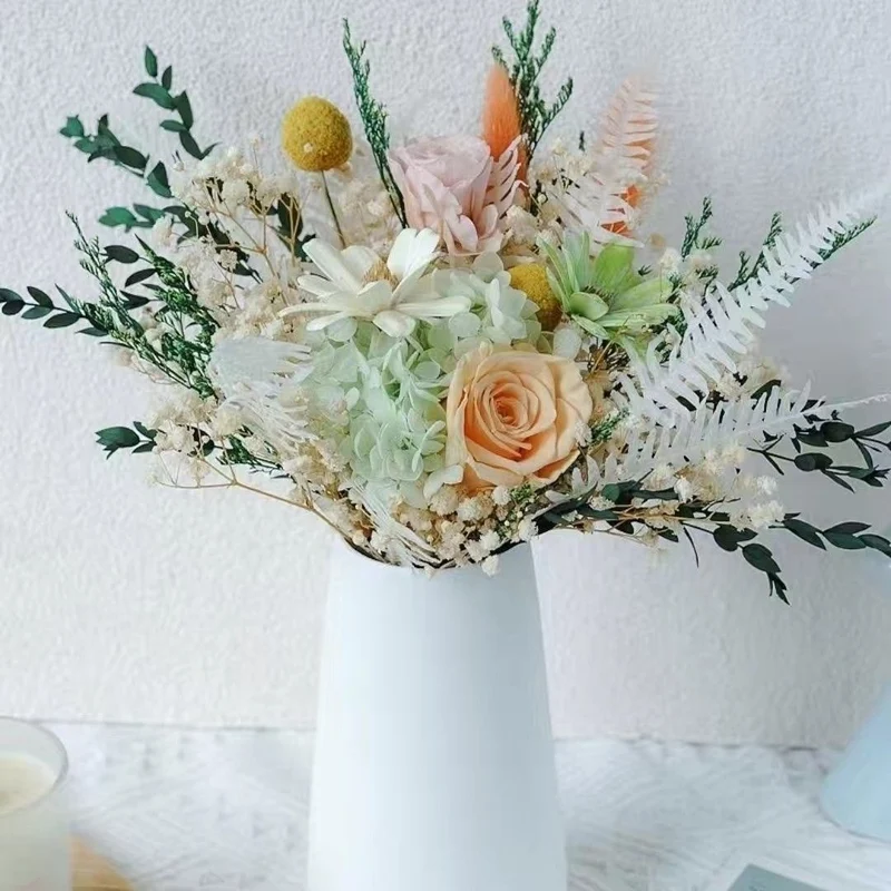 Lifelike Botanical Floral Arrangement
