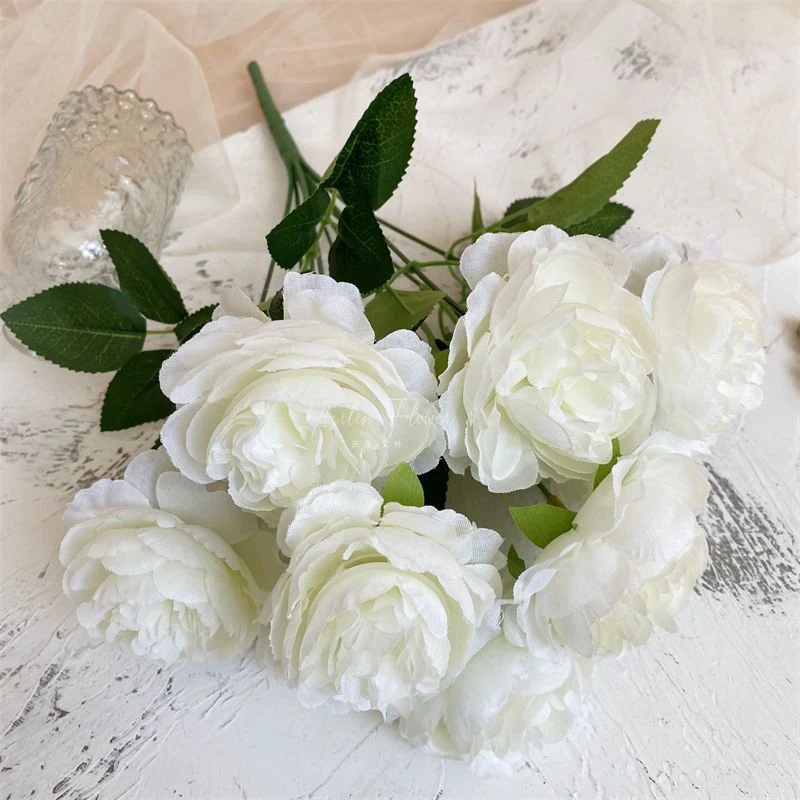 legant Faux Rose Bouquet for Home Decoration