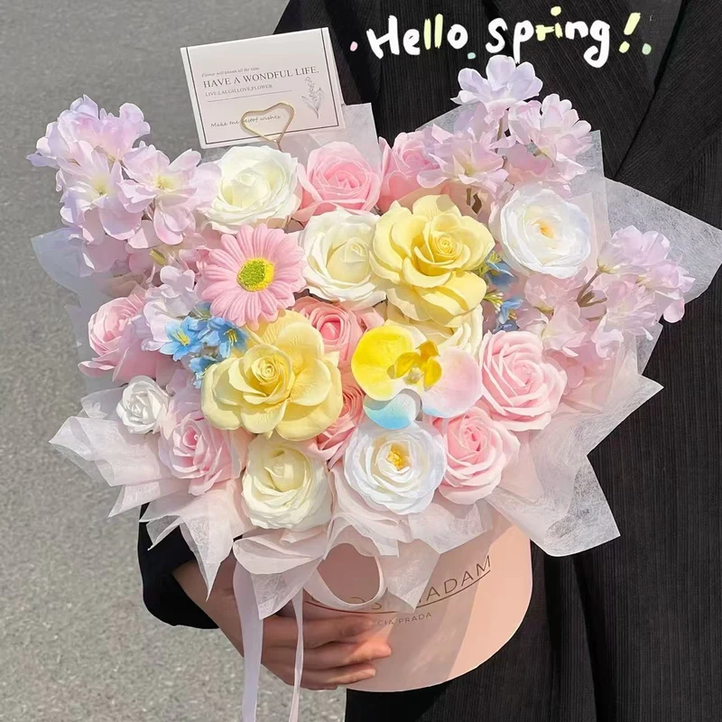 Elegant Artificial Flower Bouquet Arrangement