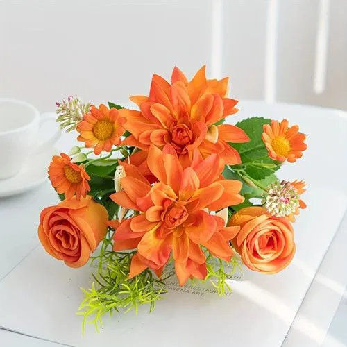 Elegant Artificial Floral Bouquet Arrangement