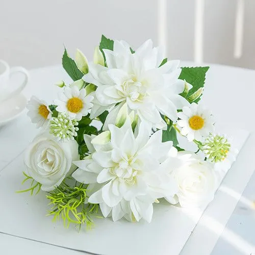 Elegant Artificial Floral Bouquet Arrangement