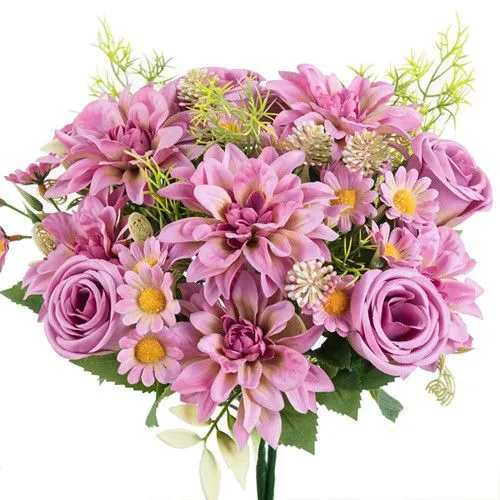 Elegant Artificial Floral Bouquet Arrangement