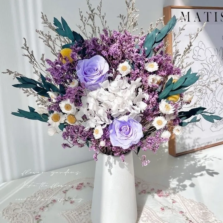 Dried Flower Bouquet Centerpiece