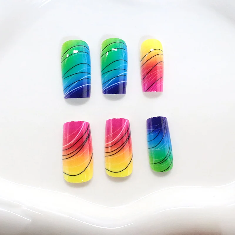 Vibrant Ombre Nagelkunst Set Karnz