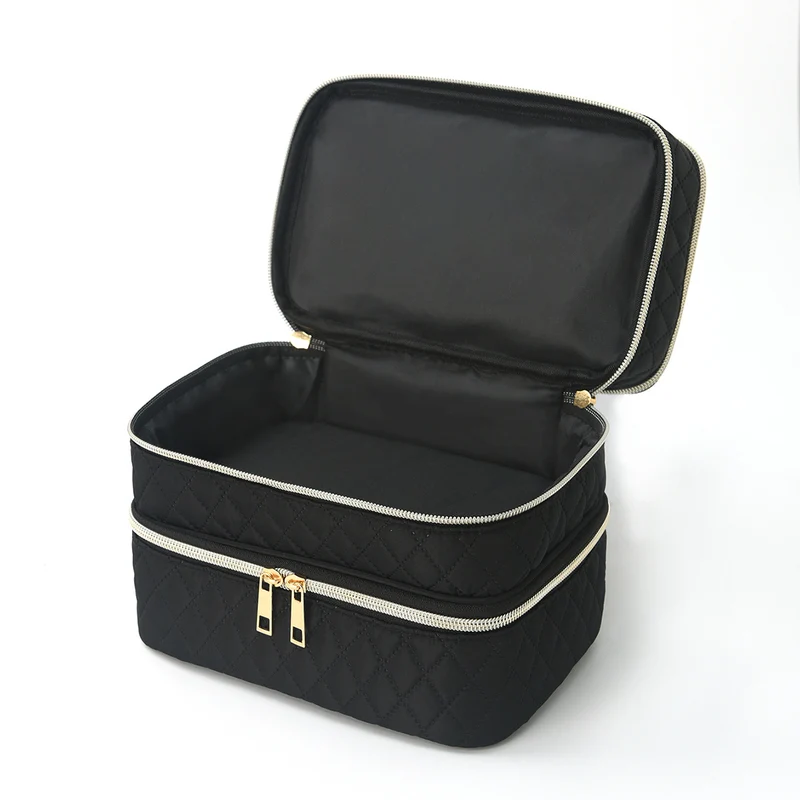 Cosmetic organizer bag with multiple compartments Stornfield