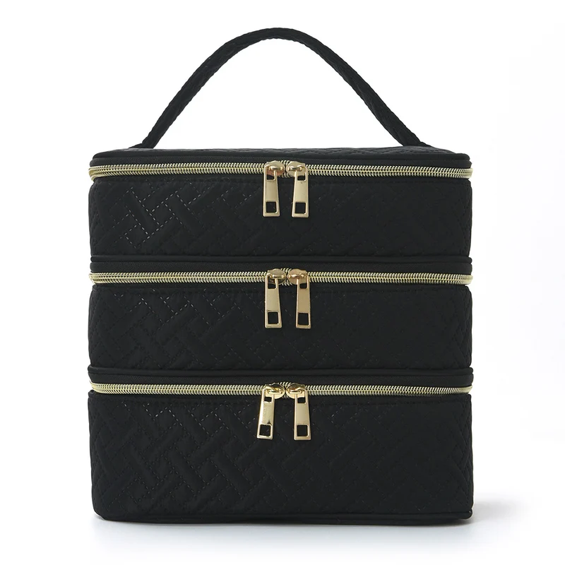Cosmetic organizer bag with multiple compartments Stornfield