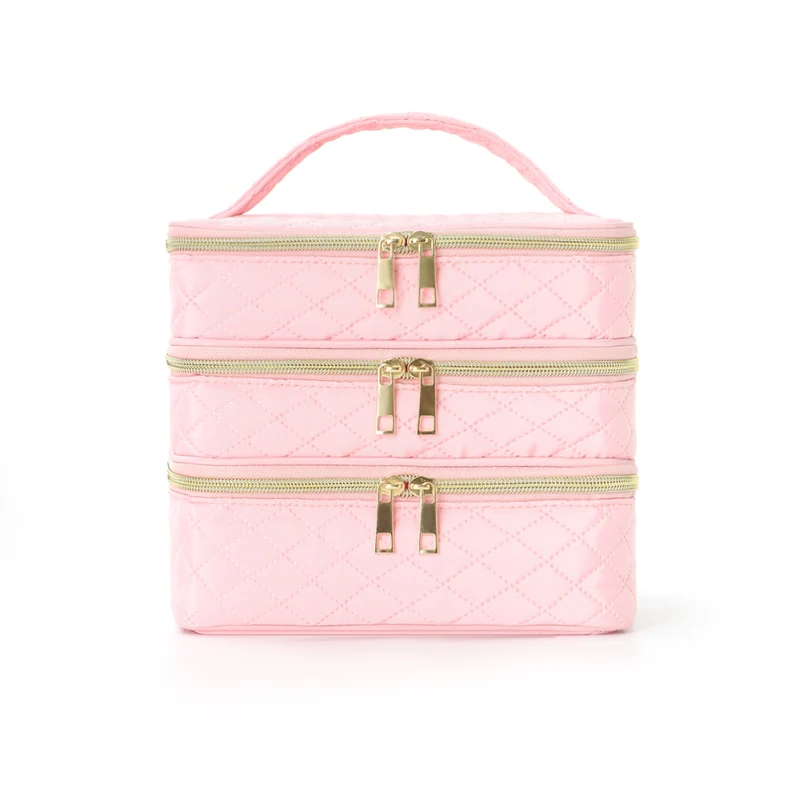Cosmetic organizer bag with multiple compartments Stornfield