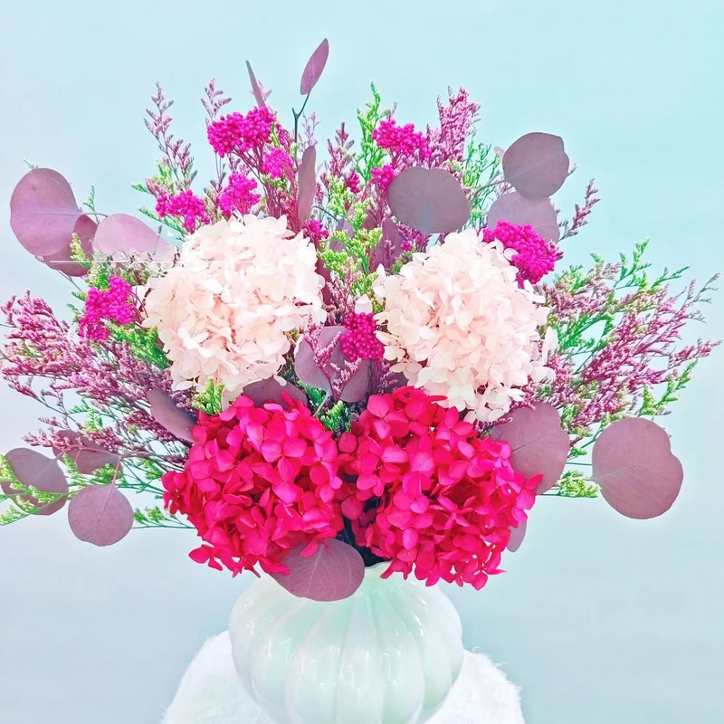 Decorative Floral Arrangement with Handles