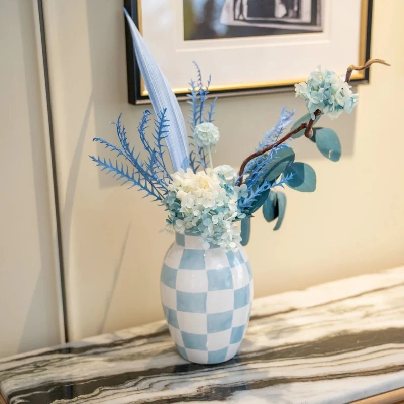 Decorative Floral Arrangement with Handles