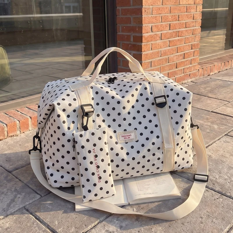 Versatile Polka Dot Travel Duffel Bag Stornfield