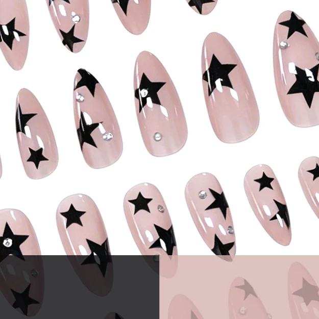 Stern-Bestickte Nail Art Karnz