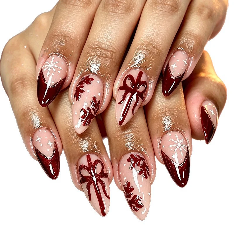 Saisonale Feiertags Nagelkunst Karnz