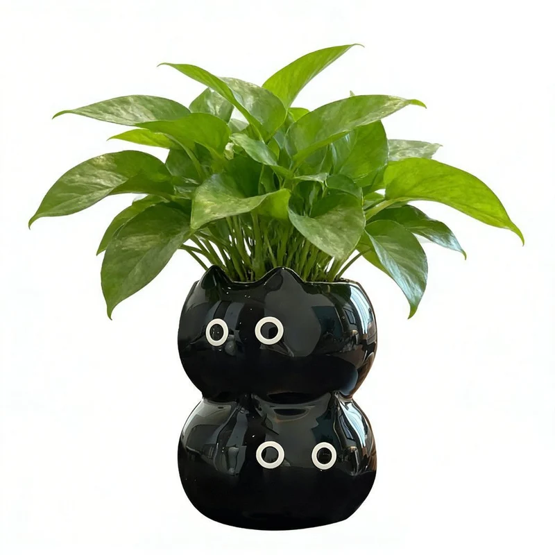 Ceramic Cat Planter