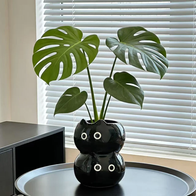 Ceramic Cat Planter