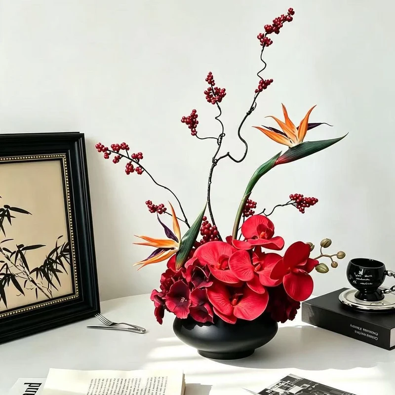 Artistic Floral Display Arrangement