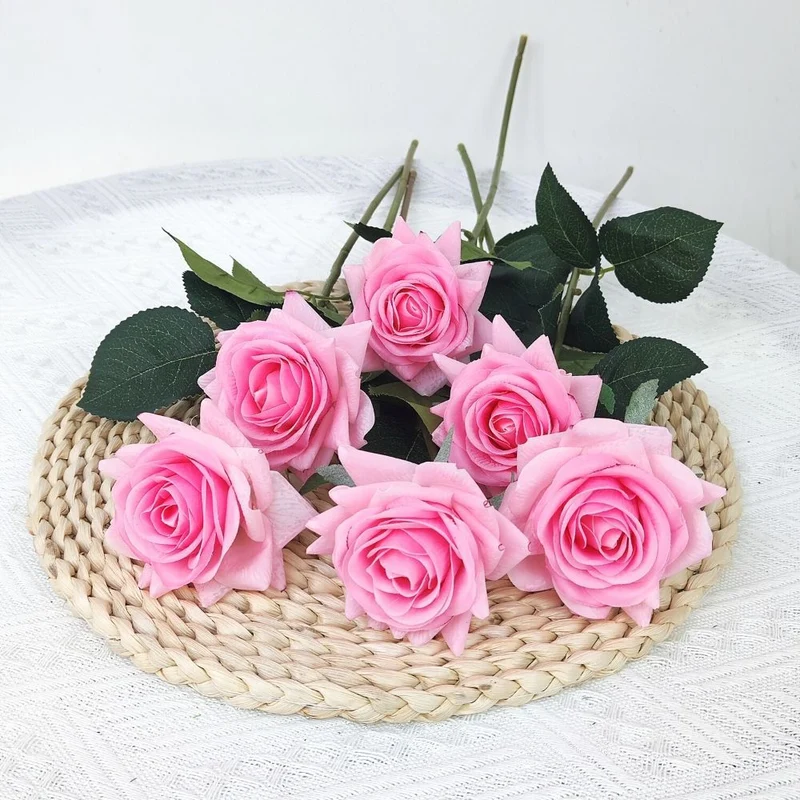 Artificial Floral Rose Stem Bouquet
