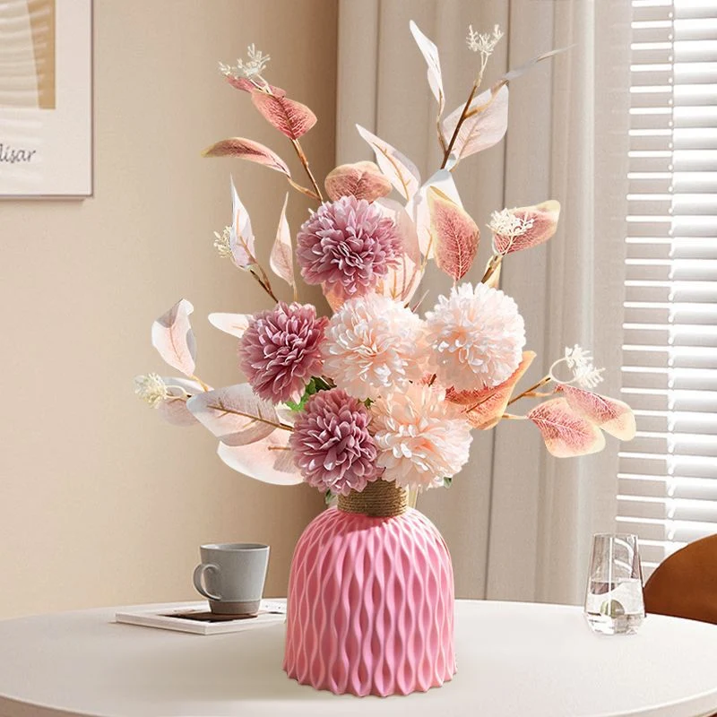 Artificial Floral Bouquet Arrangement with Eucalyptus