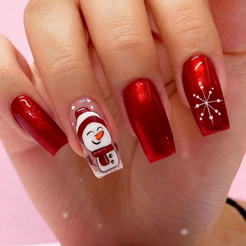 Winterurlaub Nagelkunst Set Karnz