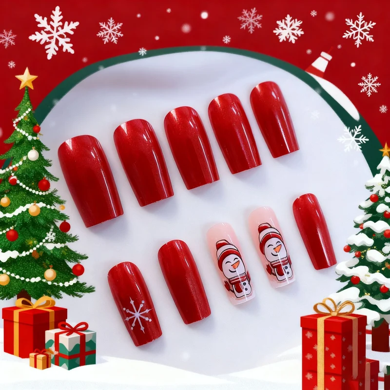 Winterurlaub Nagelkunst Set Karnz