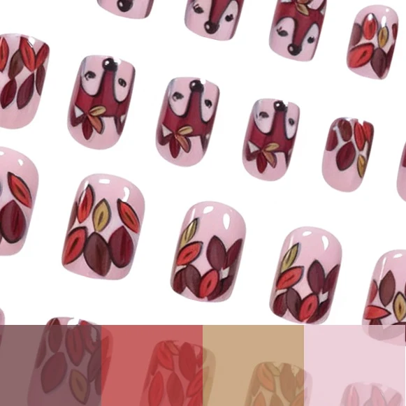Saisonale Tier-Themen-Nagelkunst Karnz