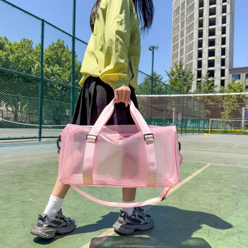 Transparent Mesh Sports Duffel Bag Stornfield