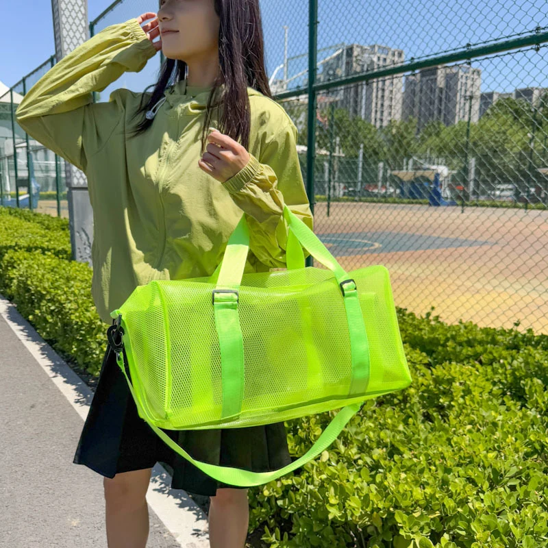 Transparent Mesh Sports Duffel Bag Stornfield
