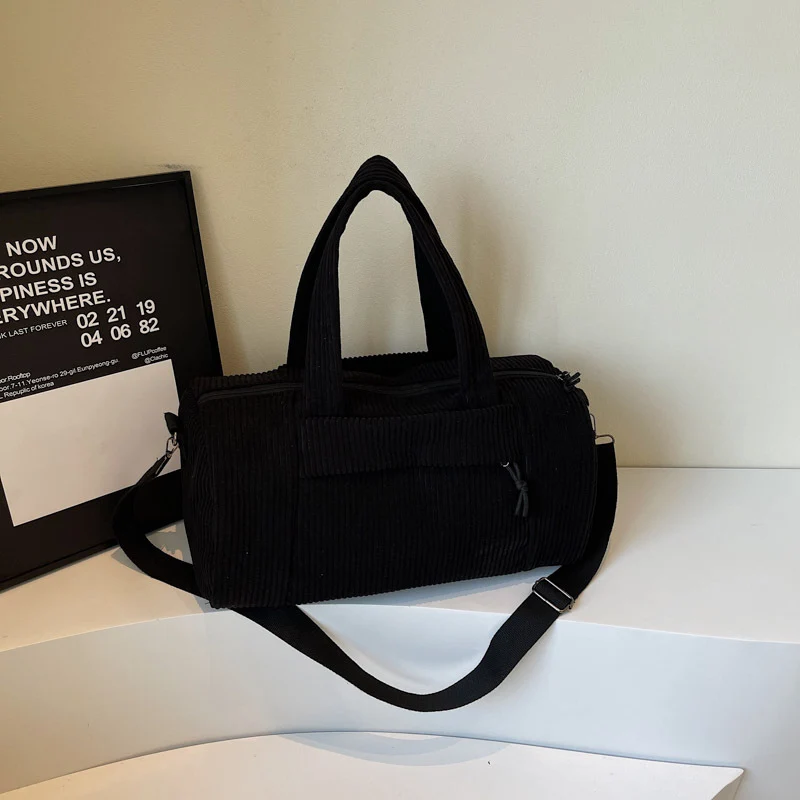 Textured Corduroy Travel Duffel Bag Stornfield