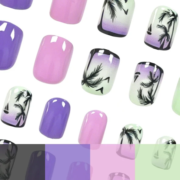 Sommer-Themen Acryl-Nagelkunst Verbesserungen Karnz