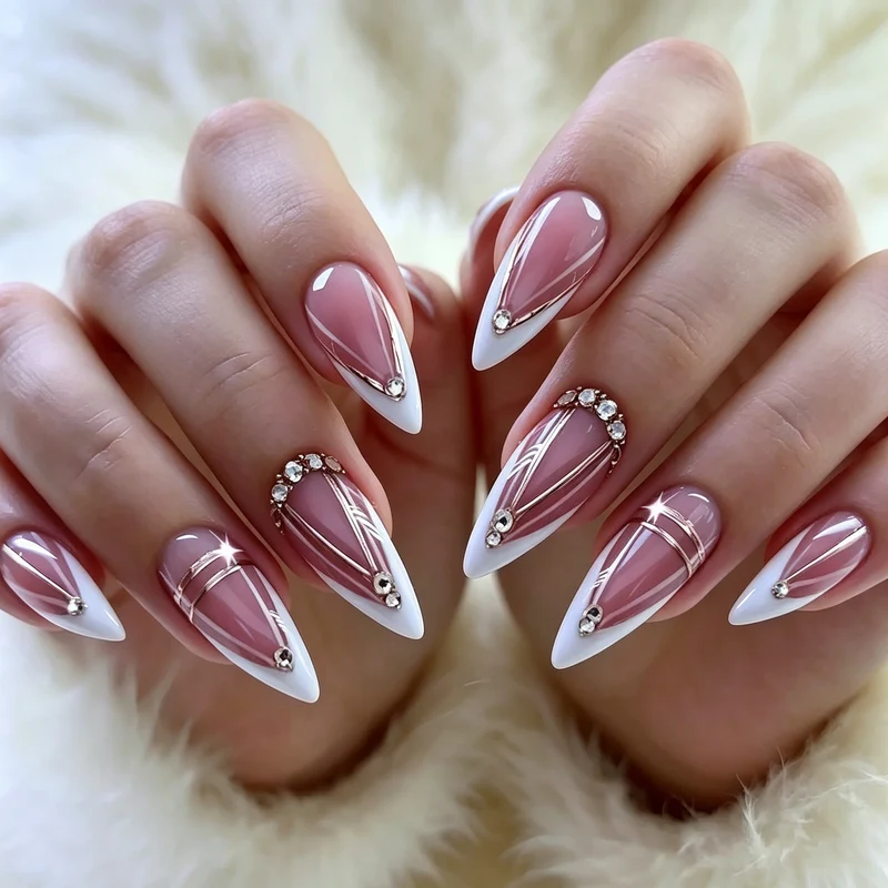 Stylische Stiletto Nagelkunst Verbesserungen Karnz