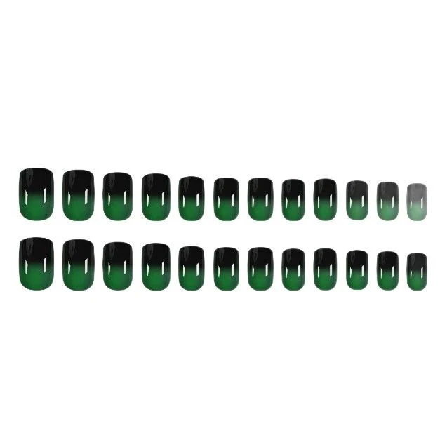 Stylische Ombre Druck-On Nagel Verbesserungen Karnz