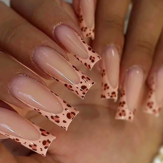 Stilvolle dekorative Ombre-Nagelverzierungen Karnz