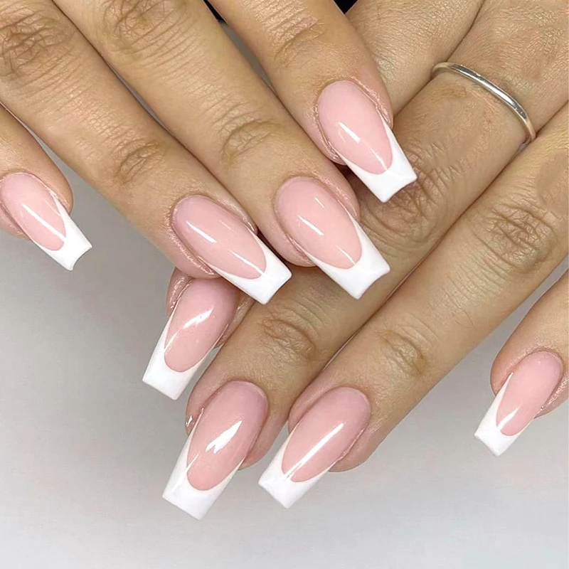 Luxus Französische Spitzen Nagelverlängerungen Karnz