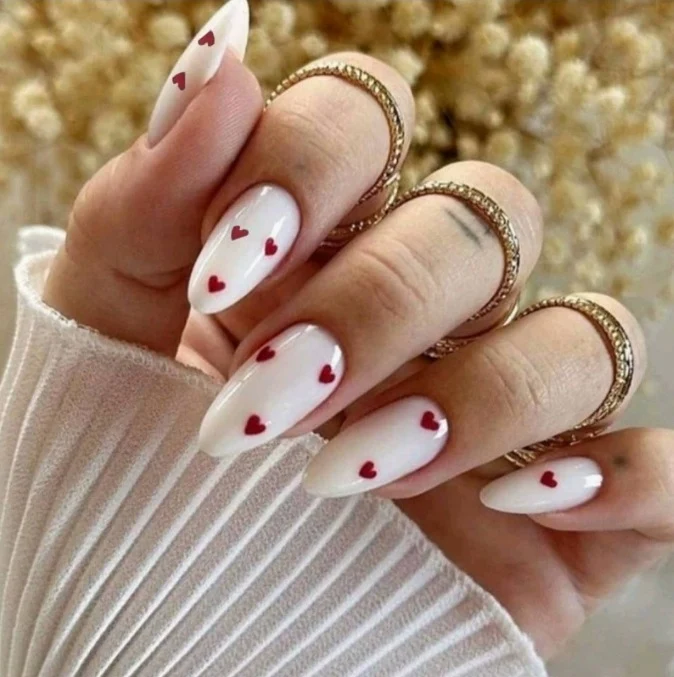 Herz-verziertes Nageldesign-Set Karnz