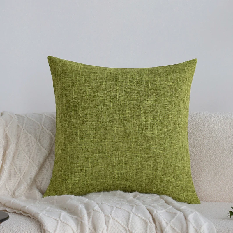 Rectangular sofa cushion cover in linen look Stornfield