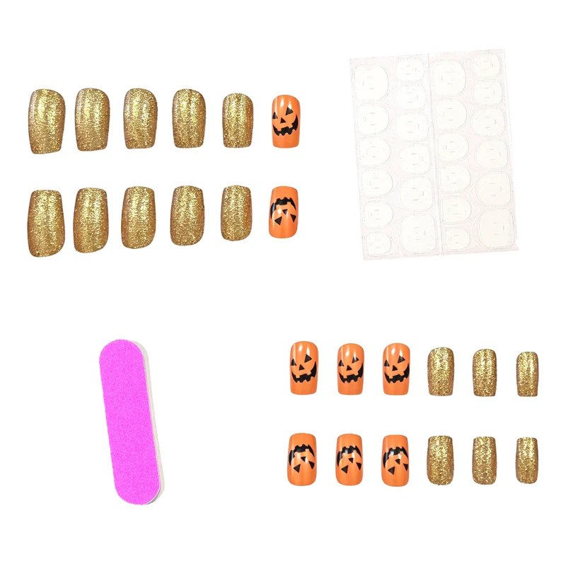 Halloween-Themen-Acryl-Nagelkunst Karnz