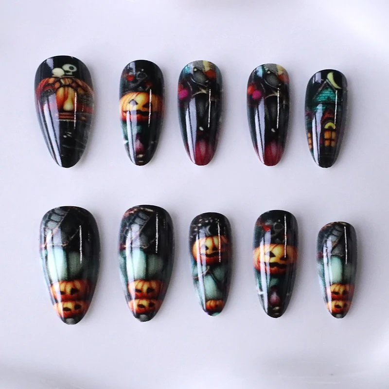 Halloween-Themen 3D Nagelkunst Karnz