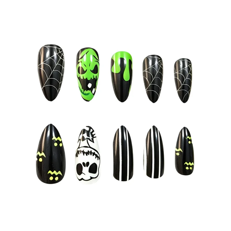 Halloween inspirierte Nagelkunst Karnz
