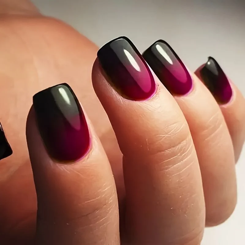 Gradient Ombre Nagelkunst Extensions Karnz