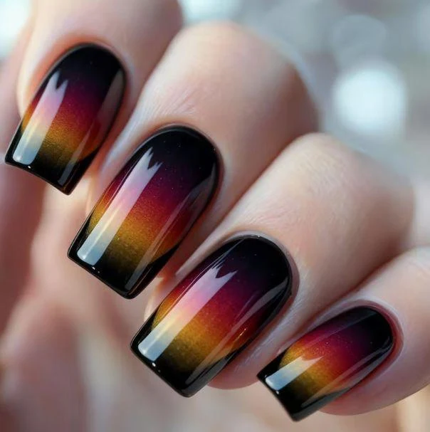 Gradient Ombre Nagelkunst Karnz