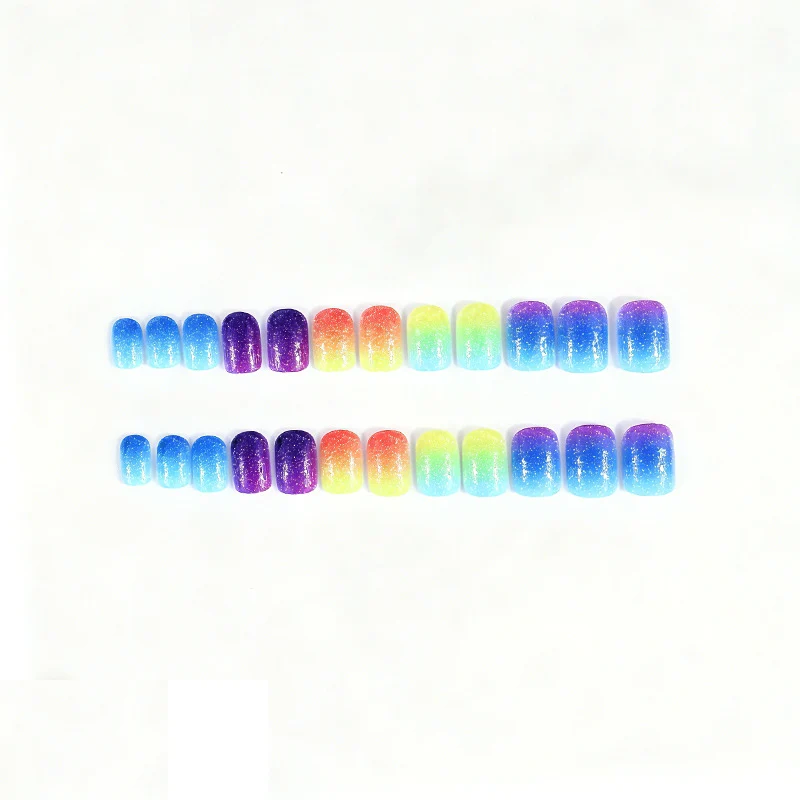 Gradient Glitter Nail Art Enhancements Karnz