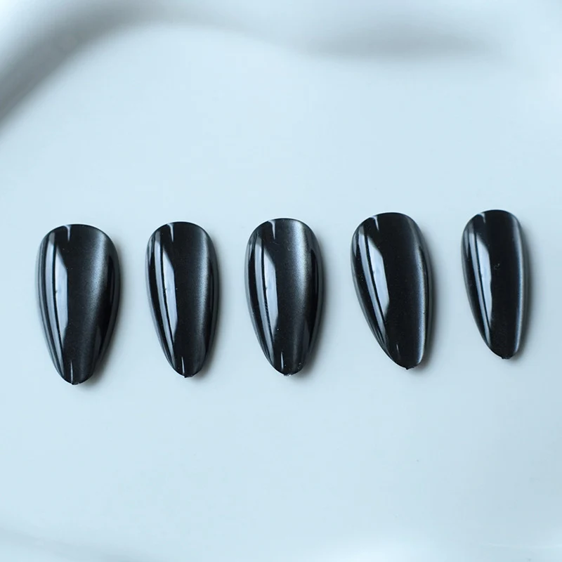 Glänzende Stiletto-Nagelerweiterungen Karnz