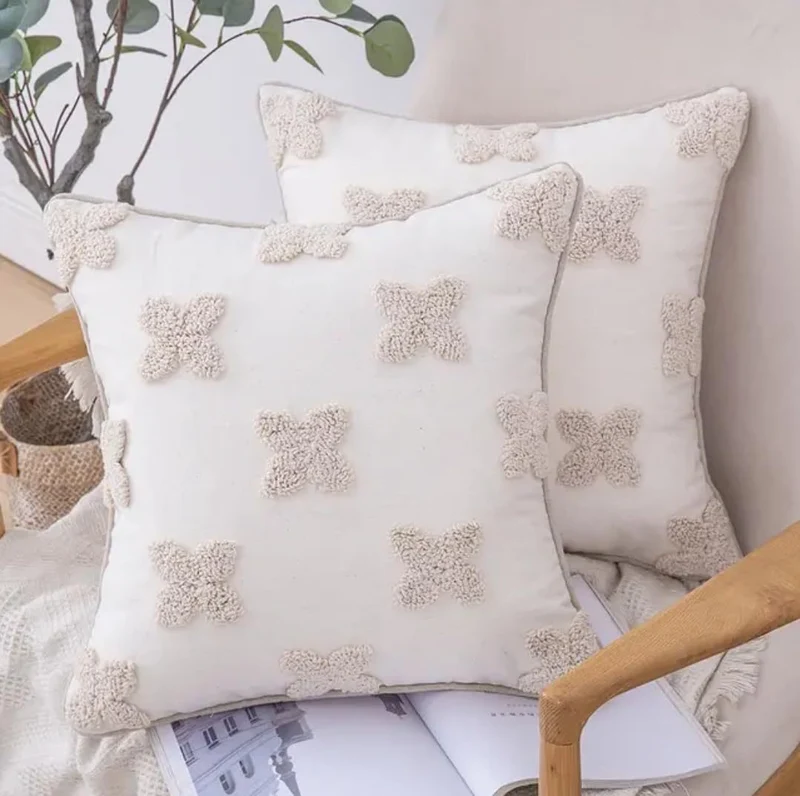 Rectangular decorative lumbar pillow cover Stornfield