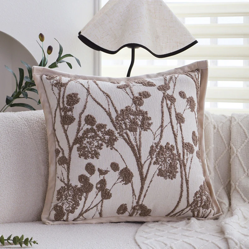 Rectangular decorative cuddle pillow cover with striped teddy boucle look and sherpa finish Stornfield