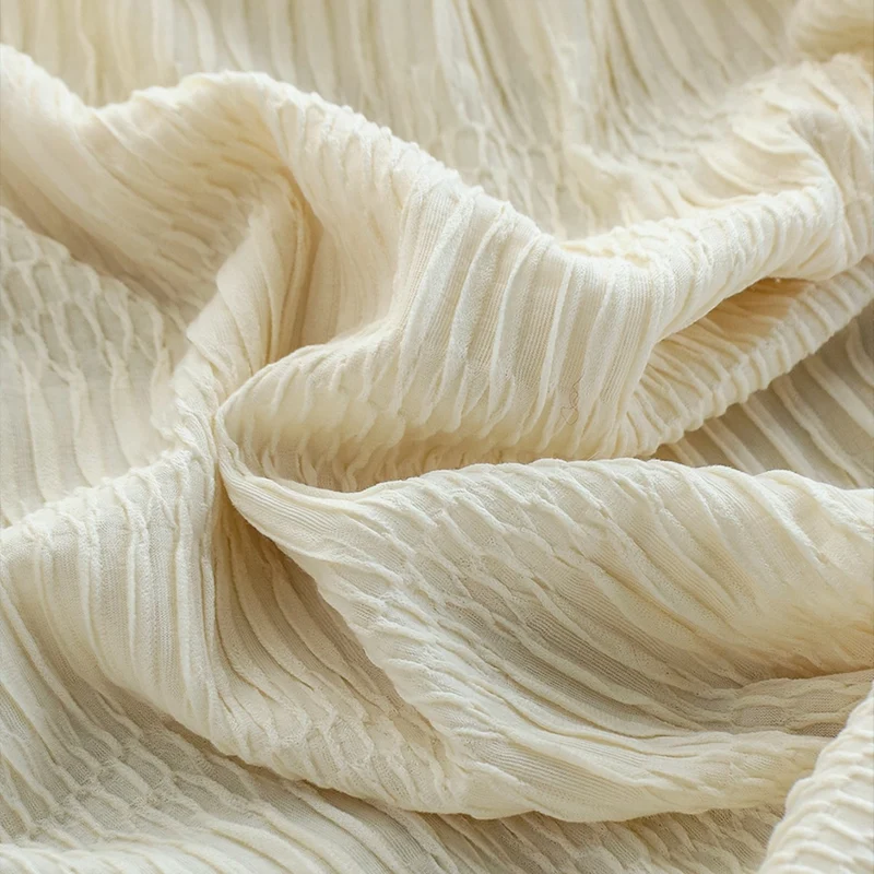 Rectangular decorative cushion cover with gathered pleated look Stornfield
