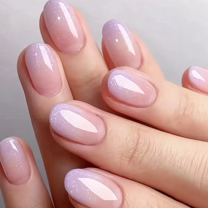 Glänzende Verlaufs-Gel-Nagelverstärkungen Karnz