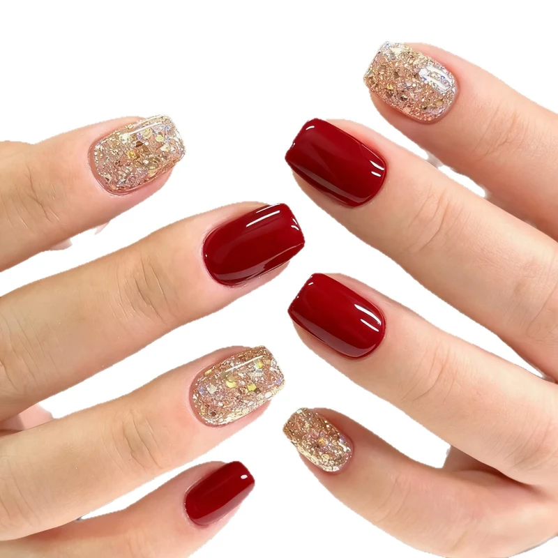 Glänzende Gel-Nagelkunst-Erweiterungen Karnz