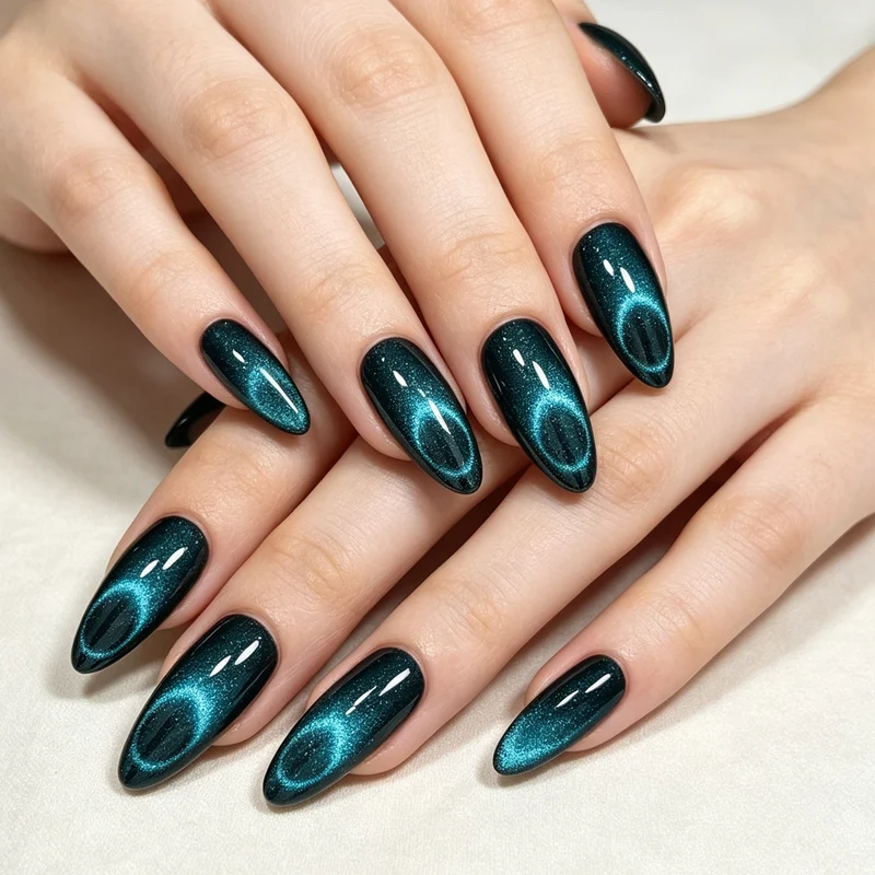 Glitzernde Stiletto-Nagelerweiterungen Karnz