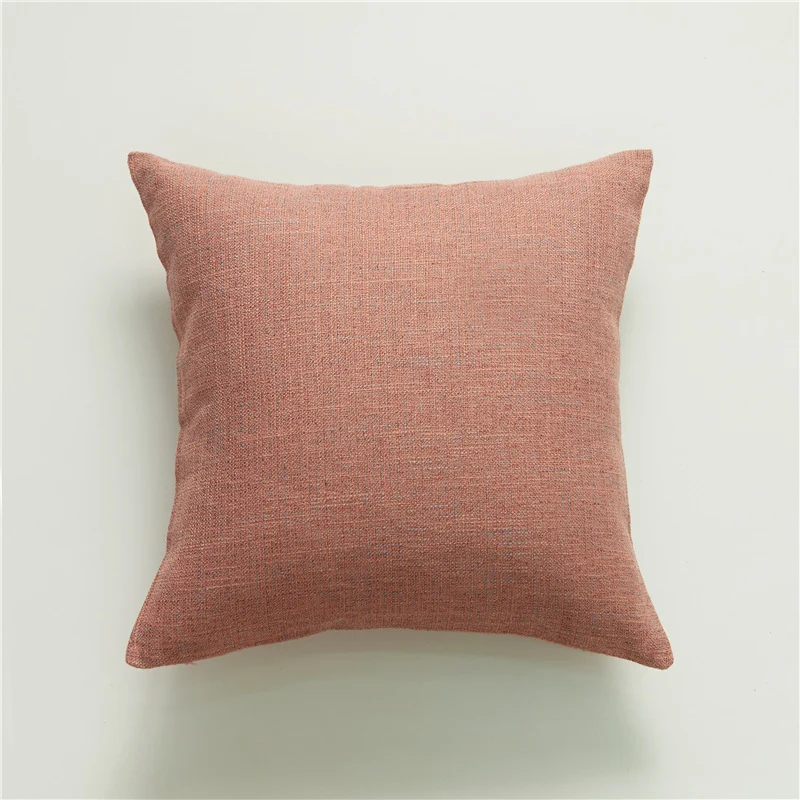 Square decorative cushion cover in linen look with corner tassels Stornfield