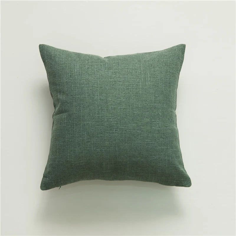 Square decorative cushion cover in linen look with corner tassels Stornfield